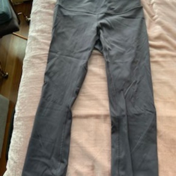 lululemon athletica Pants - Wunder Under Low Rise Dark Gray Crops 6